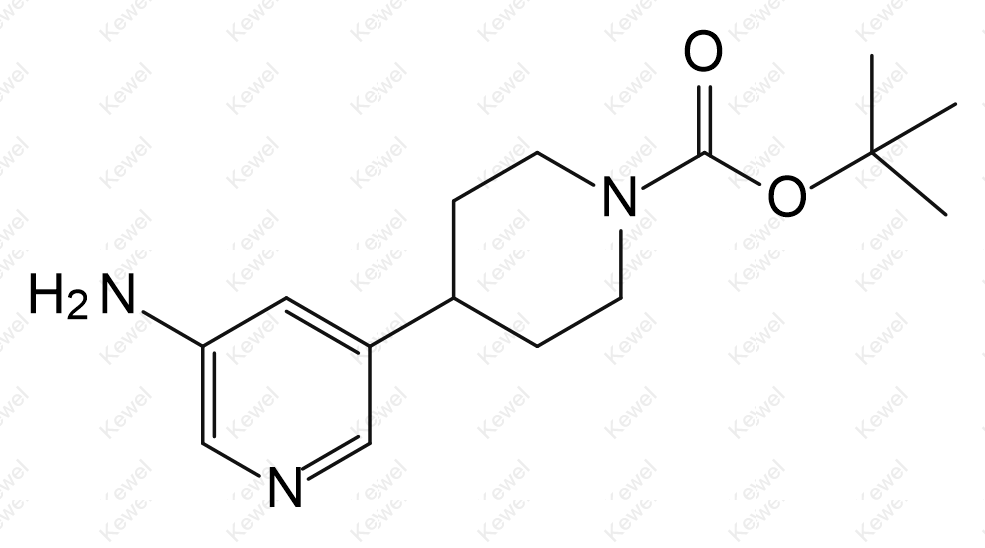 2-methylpropan-2-yl 4-(5-aminopyridin-3-yl)hexahydropyridine-1-carboxylate