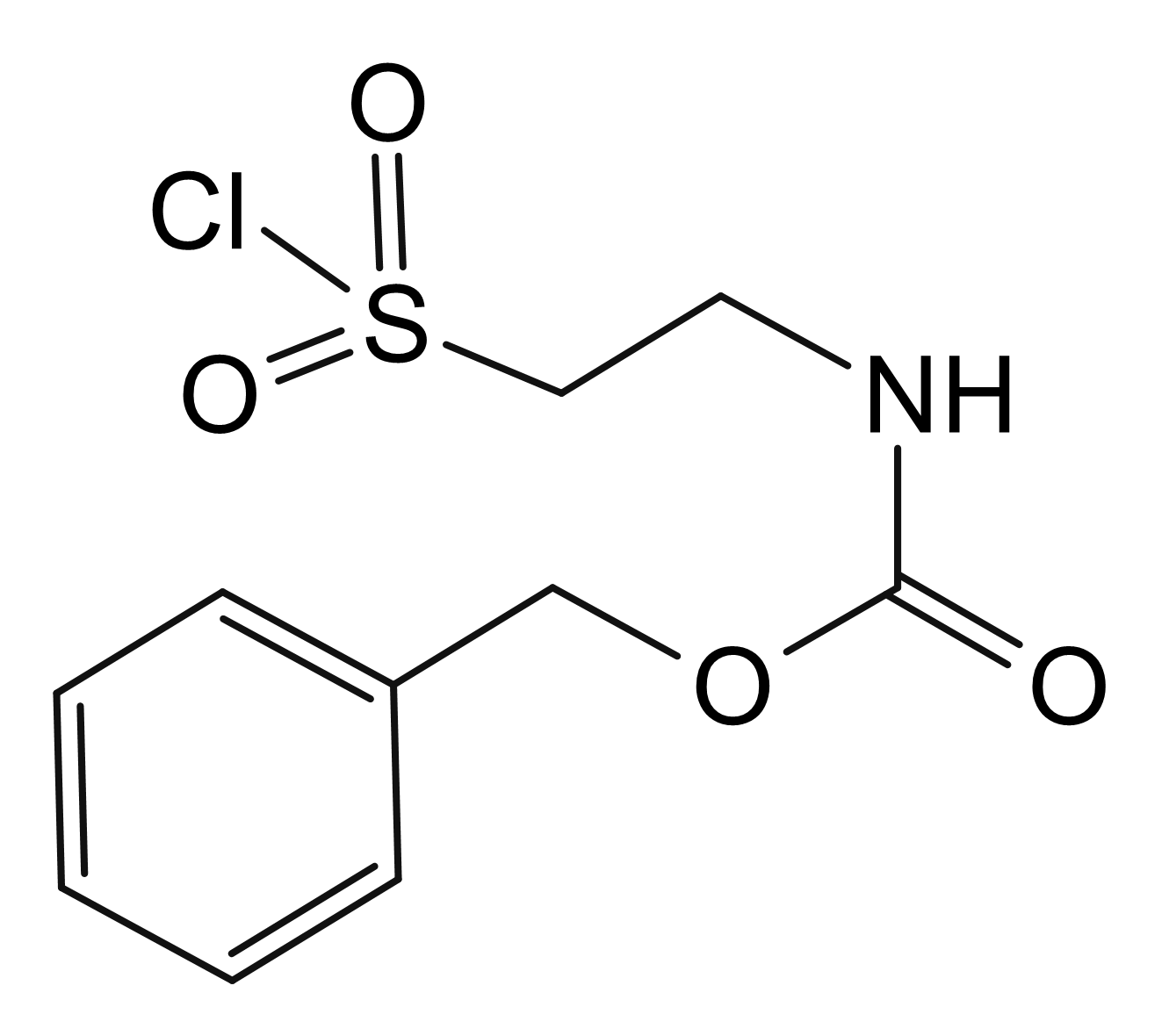 benzyl {[2-(chlorodioxo-λ6-sulfanyl)ethyl]amino}methanoate