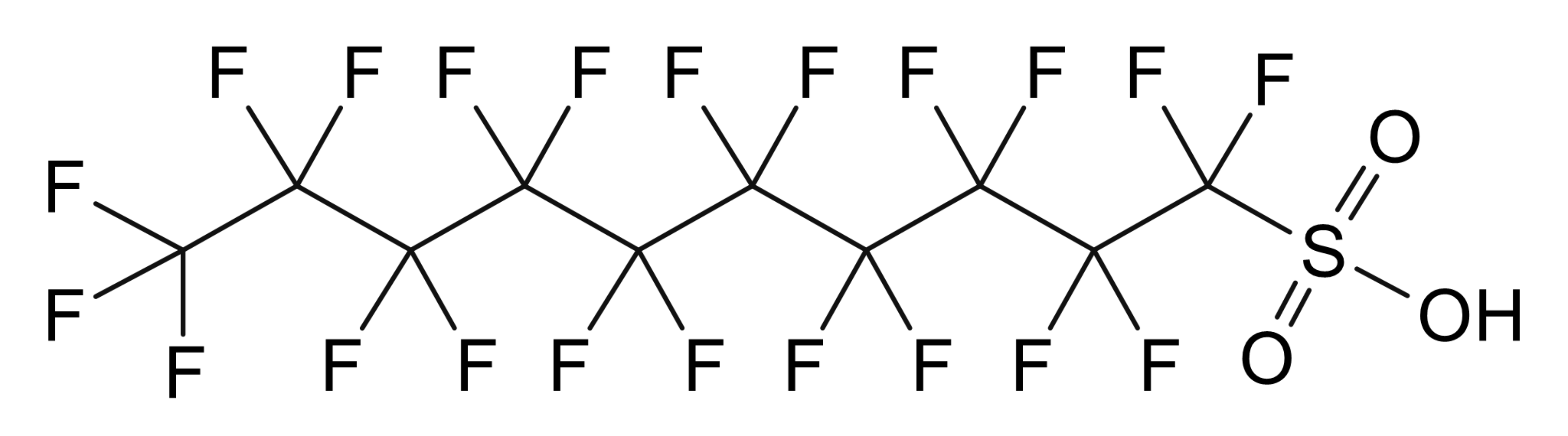 Perfluorodecane sulfonic acid