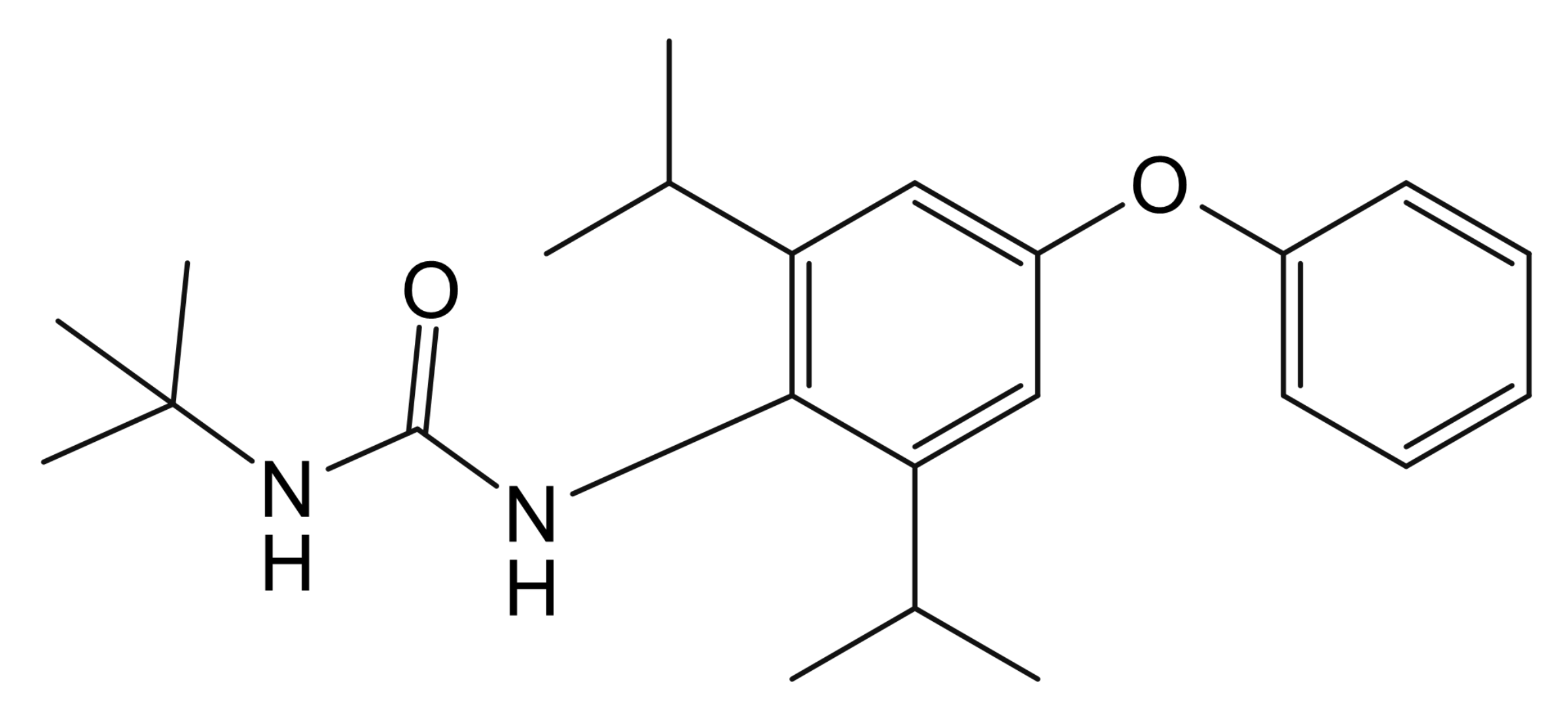 1-[(2-Methylprop-2-yl)amino]-N-[4-(phenyloxy)-2,6-di(prop-2-yl)phenyl]methanamide
