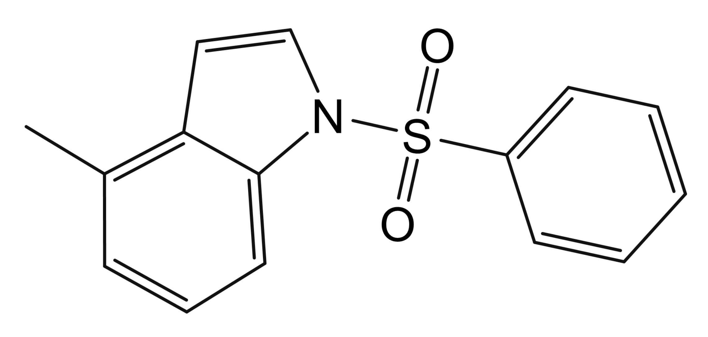 1-(Dioxophenyl-λ6-sulfanyl)-4-methylindole