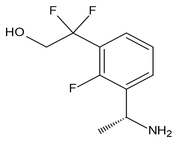 2,2-difluoro-2-{3-[(1R)-1-aminoethyl]-2-fluorophenyl}ethan-1-ol