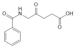 5-(benzoylamino)-4-oxopentanoic acid