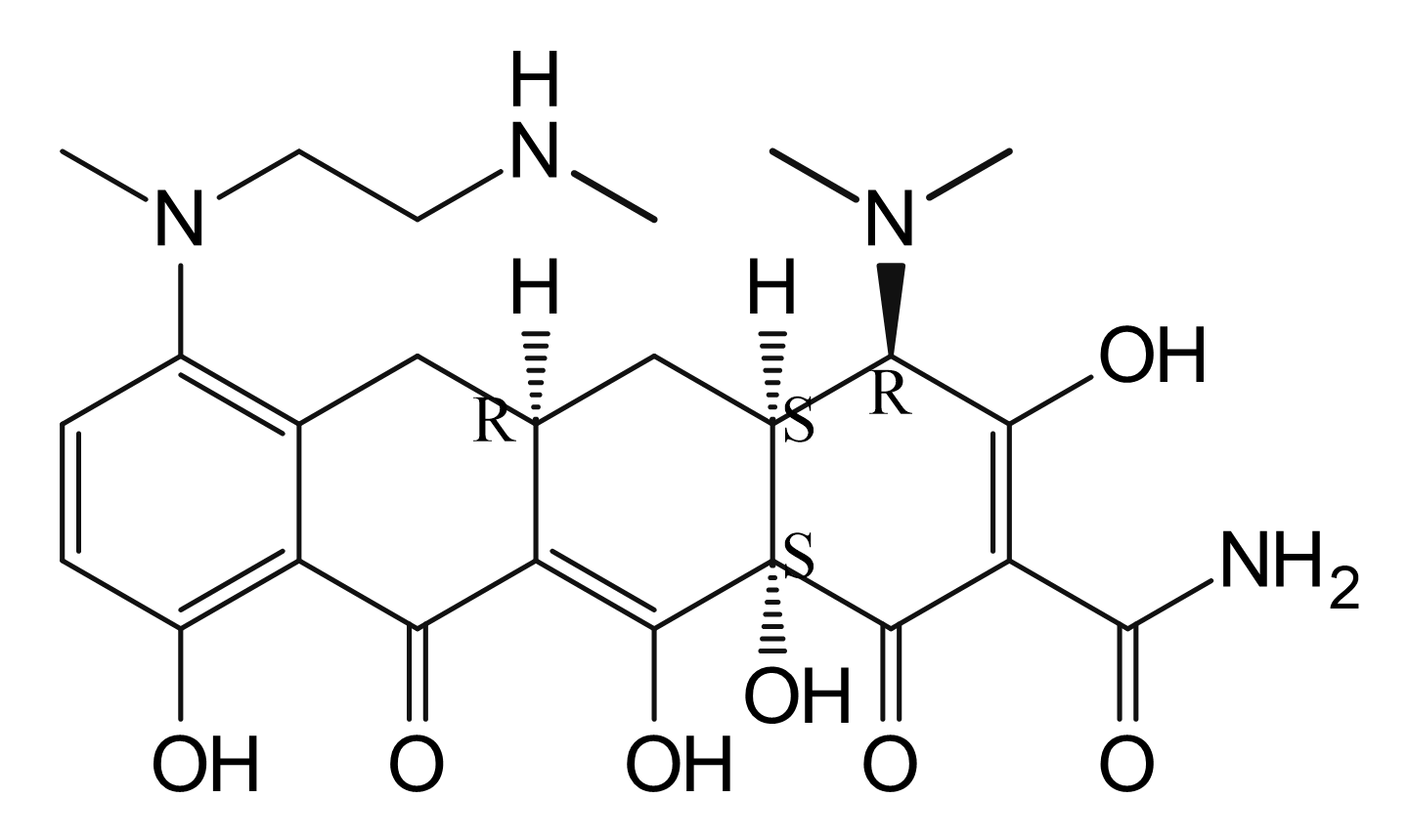 (4aS,4R,5aR,12aS)-7-(2,5-diazahex-2-yl)-4-(dimethylamino)-3,10,12,12a-tetrahydroxy-1,11-dioxo-1,4,4a,5,5a,6,11,12a-octahydrotetracene-2-carboxamide
