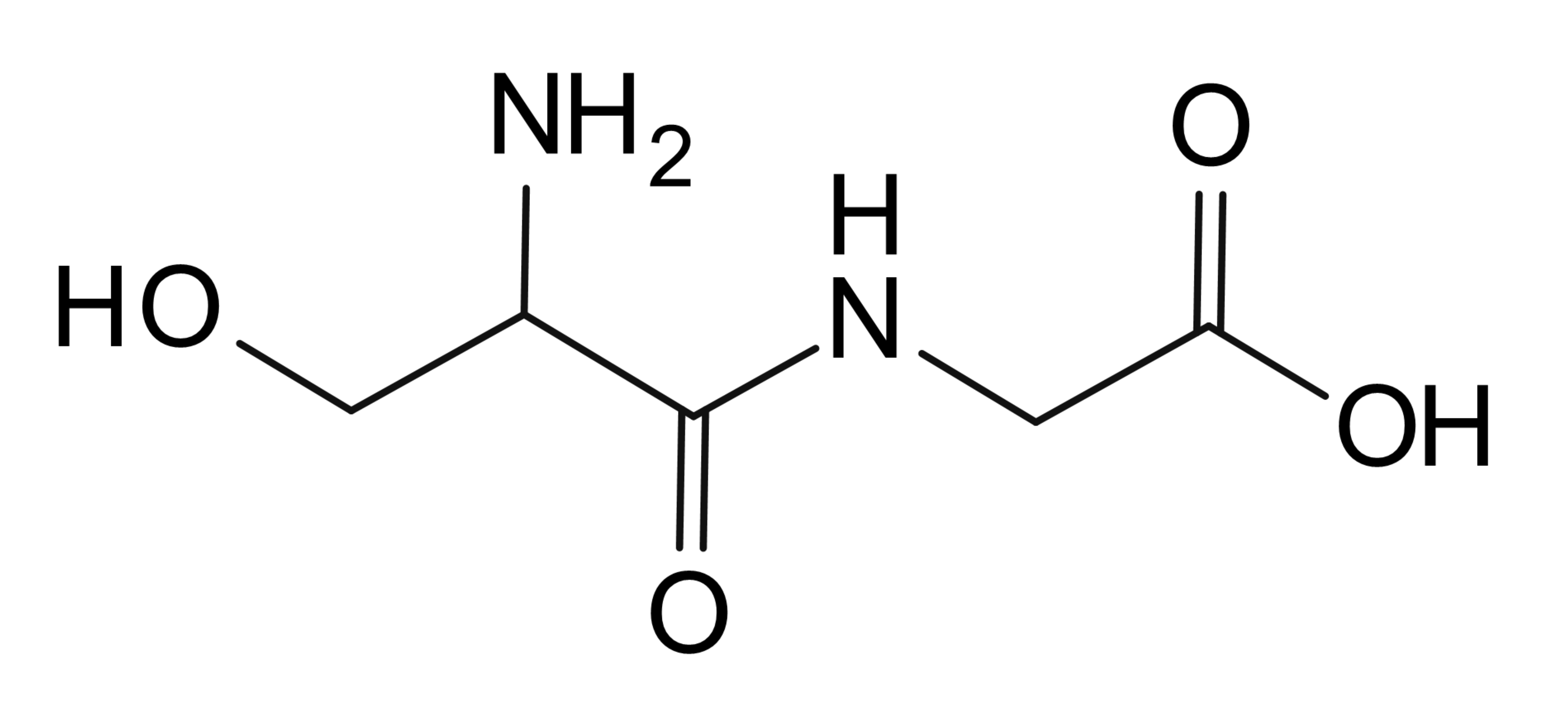 (+/-)-Seryl-glycin