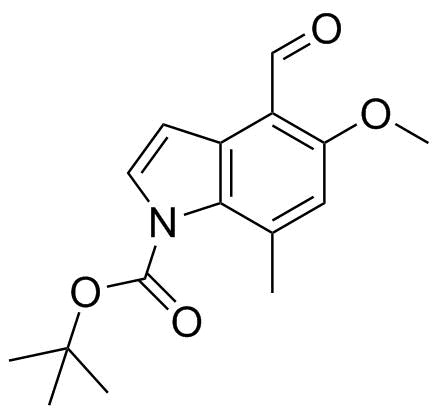 Tert-Butyl 4-Formyl-5-Methoxy-7-Methyl-1H-Indole-1-Carboxylate