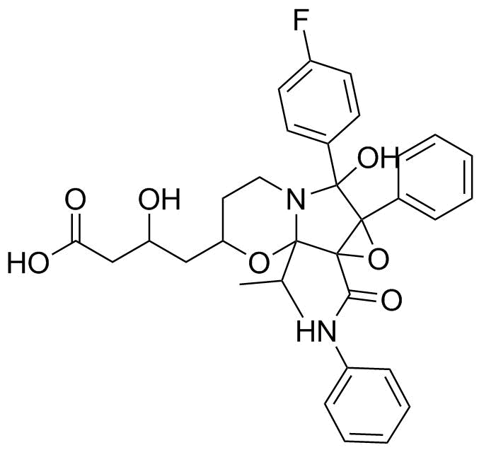 Atorvastatin epoxy pyrrolooxazin 6-hydroxy analog
