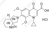 Moxifloxacin EP Impurity B HCl
