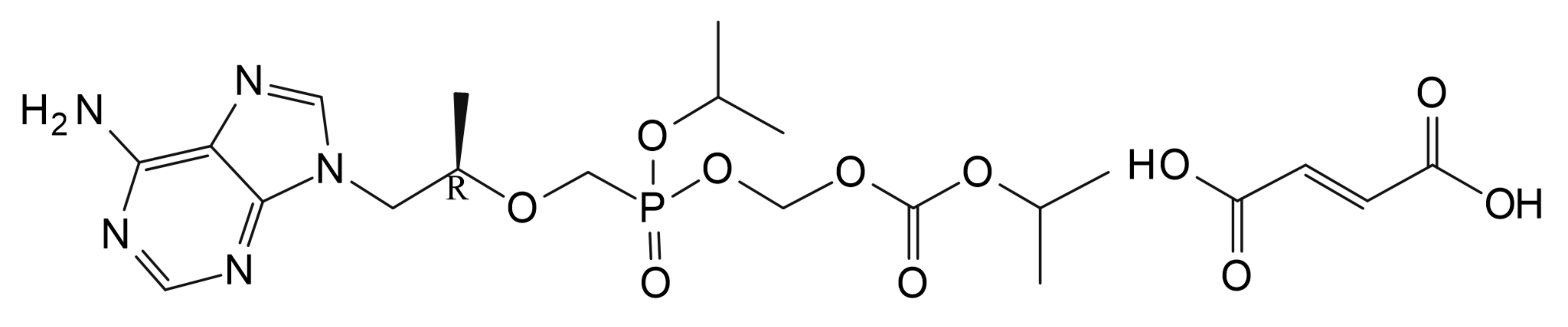 Tenofovir disoproxil fumarate IP Impurity D Fumarate