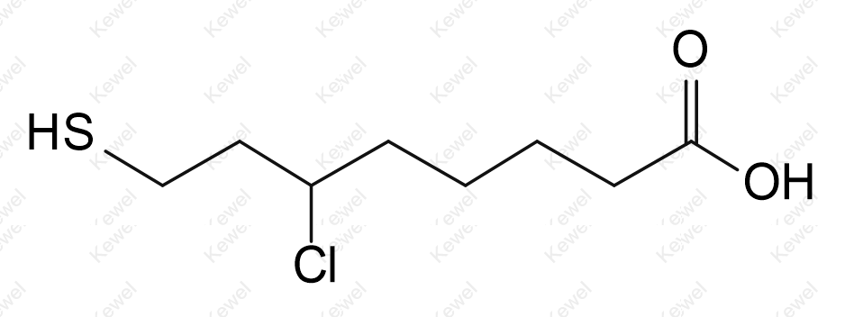 6-chloro-8-sulfanyloctanoic acid