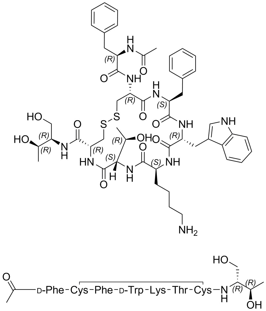 Octreotide EP Impurity I (N2.1-Acetyloctreotide)