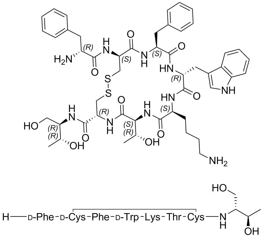 Octreotide EP Impurity G([D-Cys2]-Octreotide)