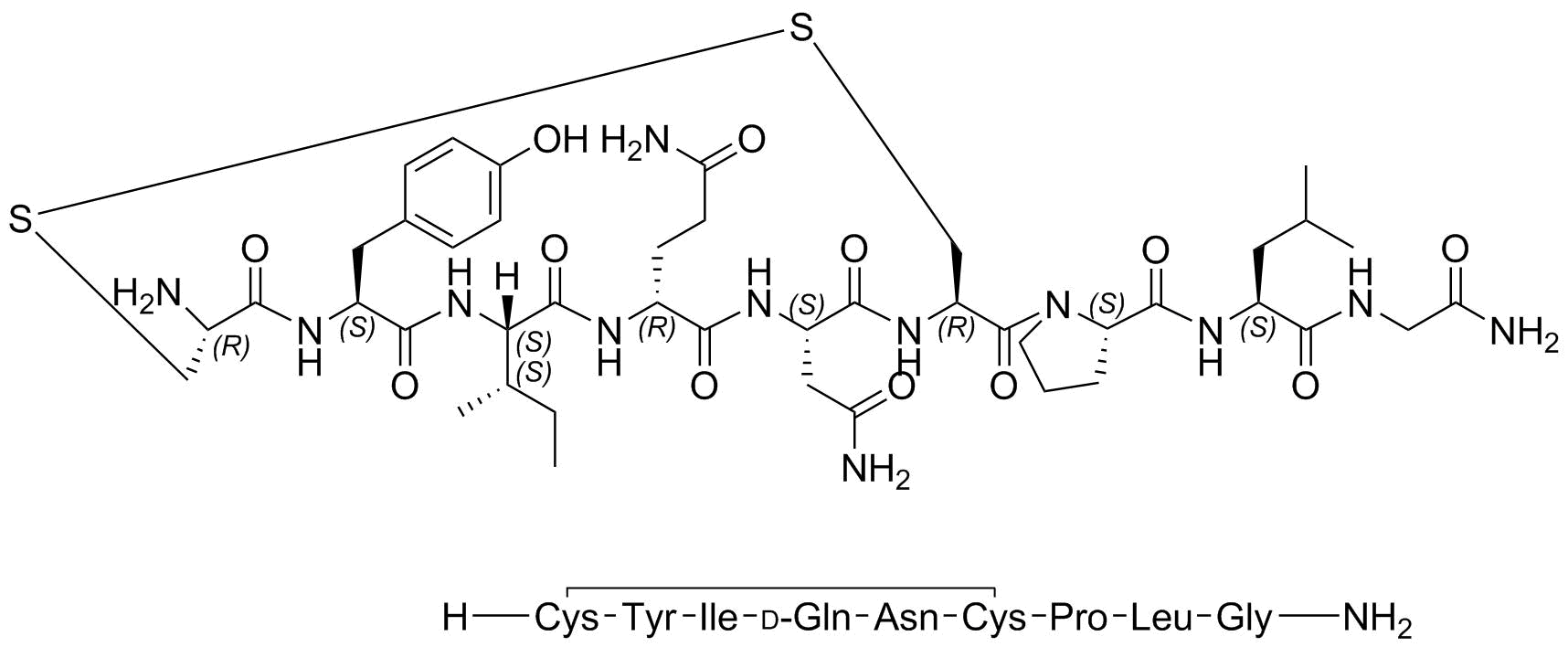 Oxytocin Impurity 22(D-Gln4)