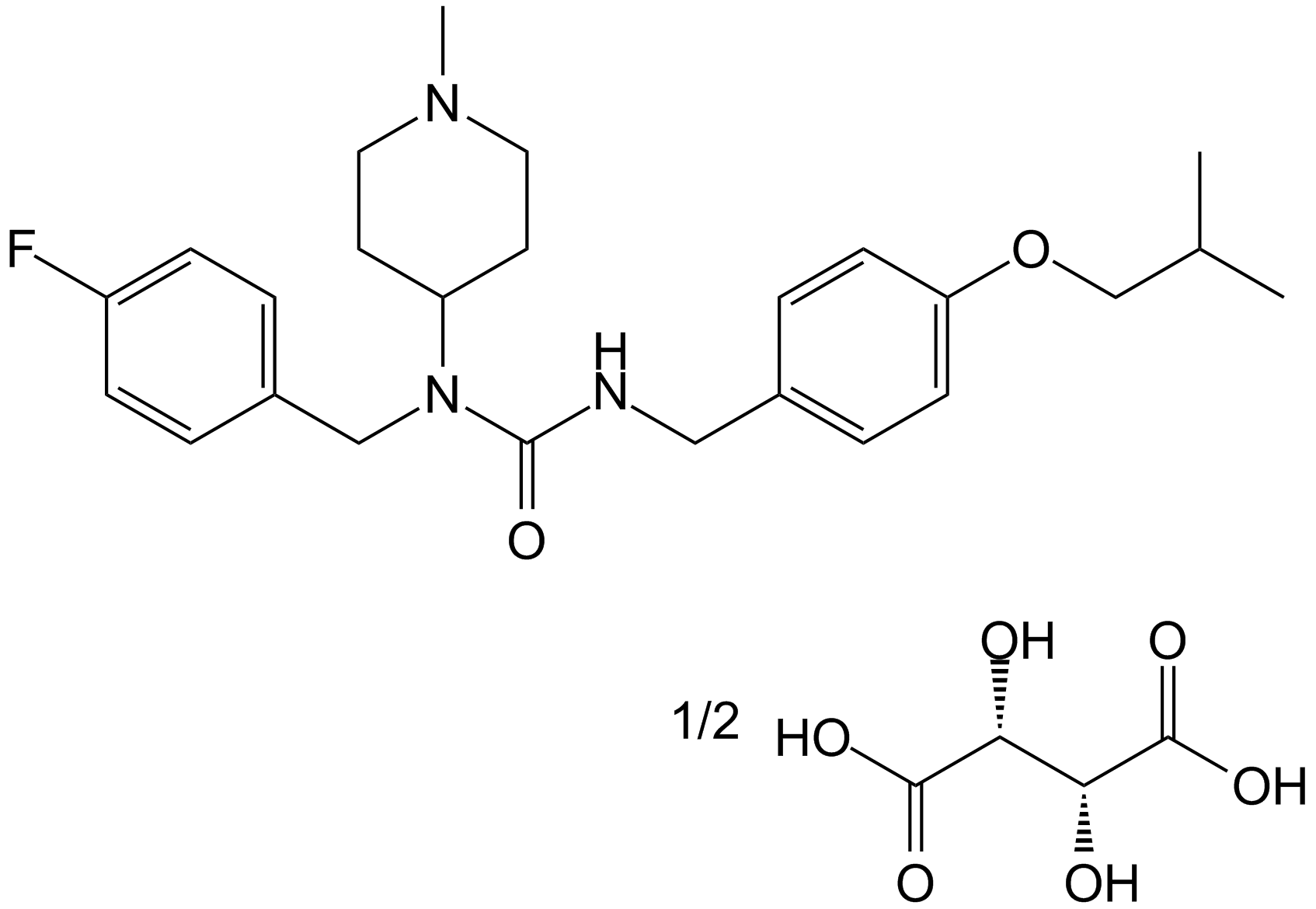 Pimavanserin tartrate