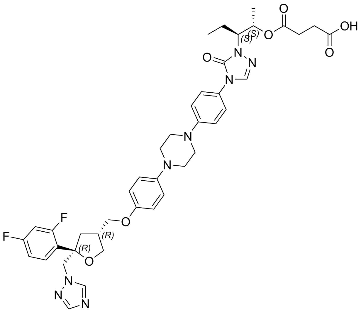 Posaconazole Succinyl Ester