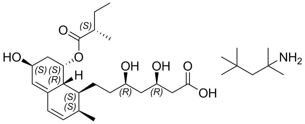 Pravastatin 1,1,3,3-Tetramethylbutylamine Salt