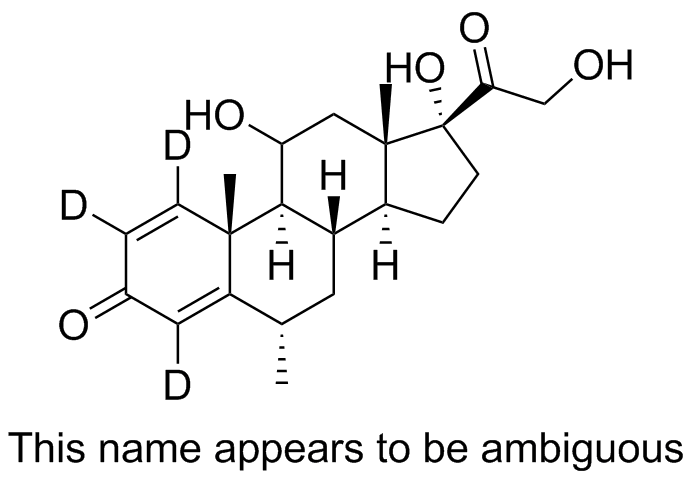 6-alpha-Methyl Prednisolone-d3