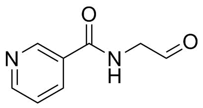 3-Pyridinecarboxamide, N-(2-oxoethyl)-