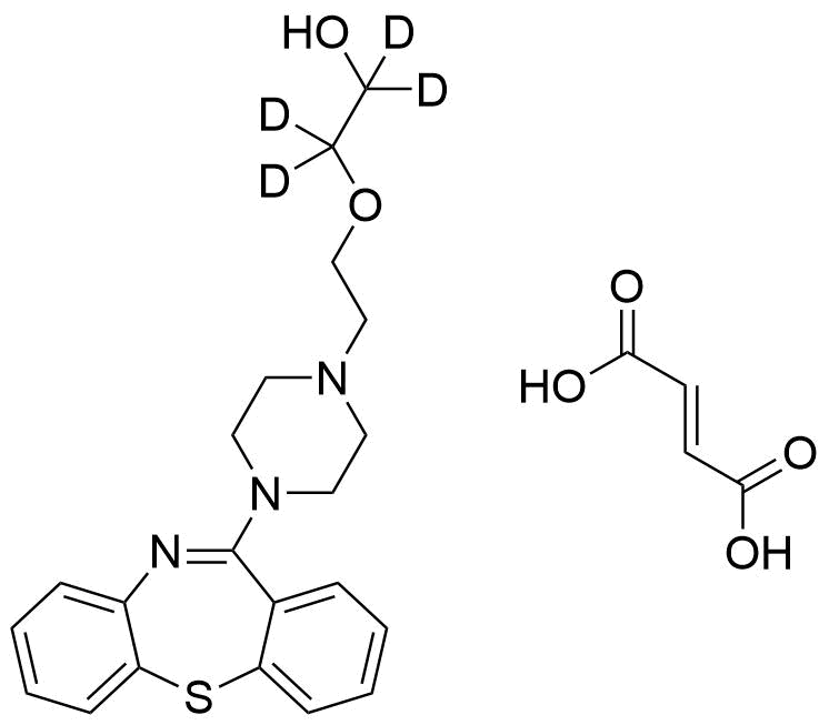 Quetiapine D4 Fumarate