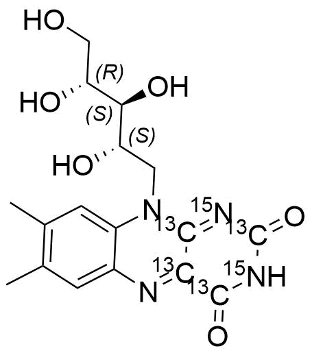 Riboflavin-[13C4,15N2]