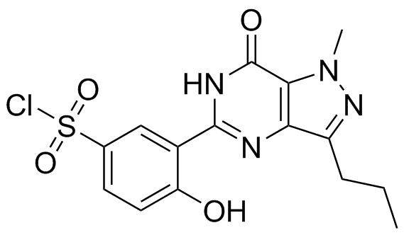 Demethylpiperazinyl Desethyl Sildenafil Sulfonyl Chloride