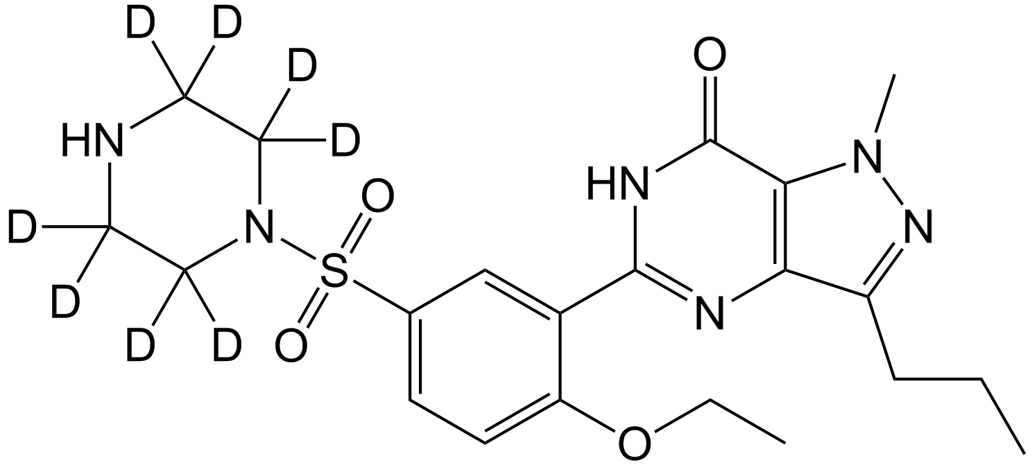 N-Desmethyl Sildenafil-d8