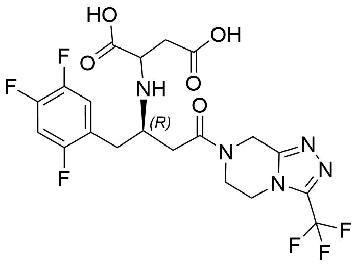 Sitagliptin Fumarate Adduct (Mixture of Diastereomers)