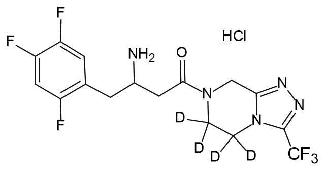 rac-Sitagliptin-d4 HCl