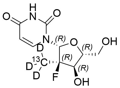 Sofosbuvir Nucleoside Derivative-13C-d3