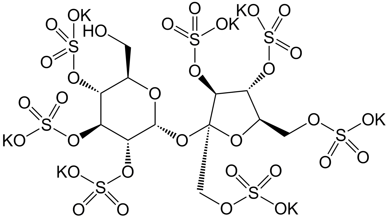 Sucrose Heptasulfate, Potassium Salt
