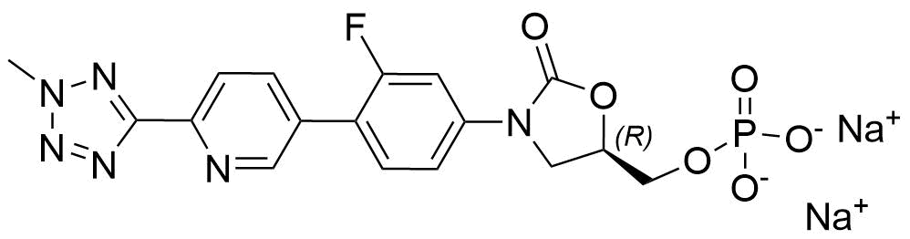Tedizolid phosphate disodium salt
