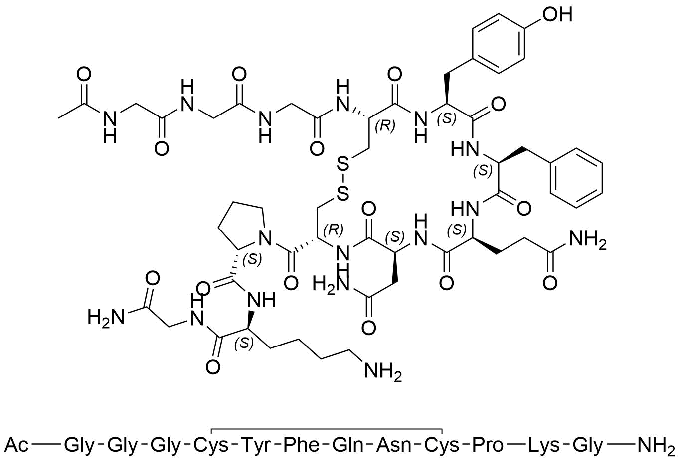 Terlipressin Impurity 33(Ac-Gly¹)