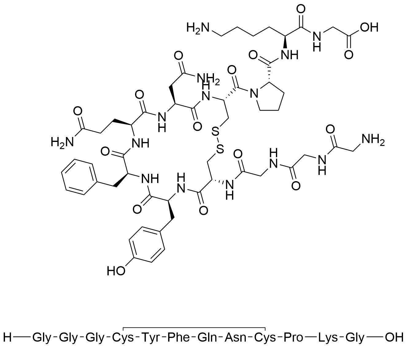 Terlipressin Impurity 35(Gly12-OH)