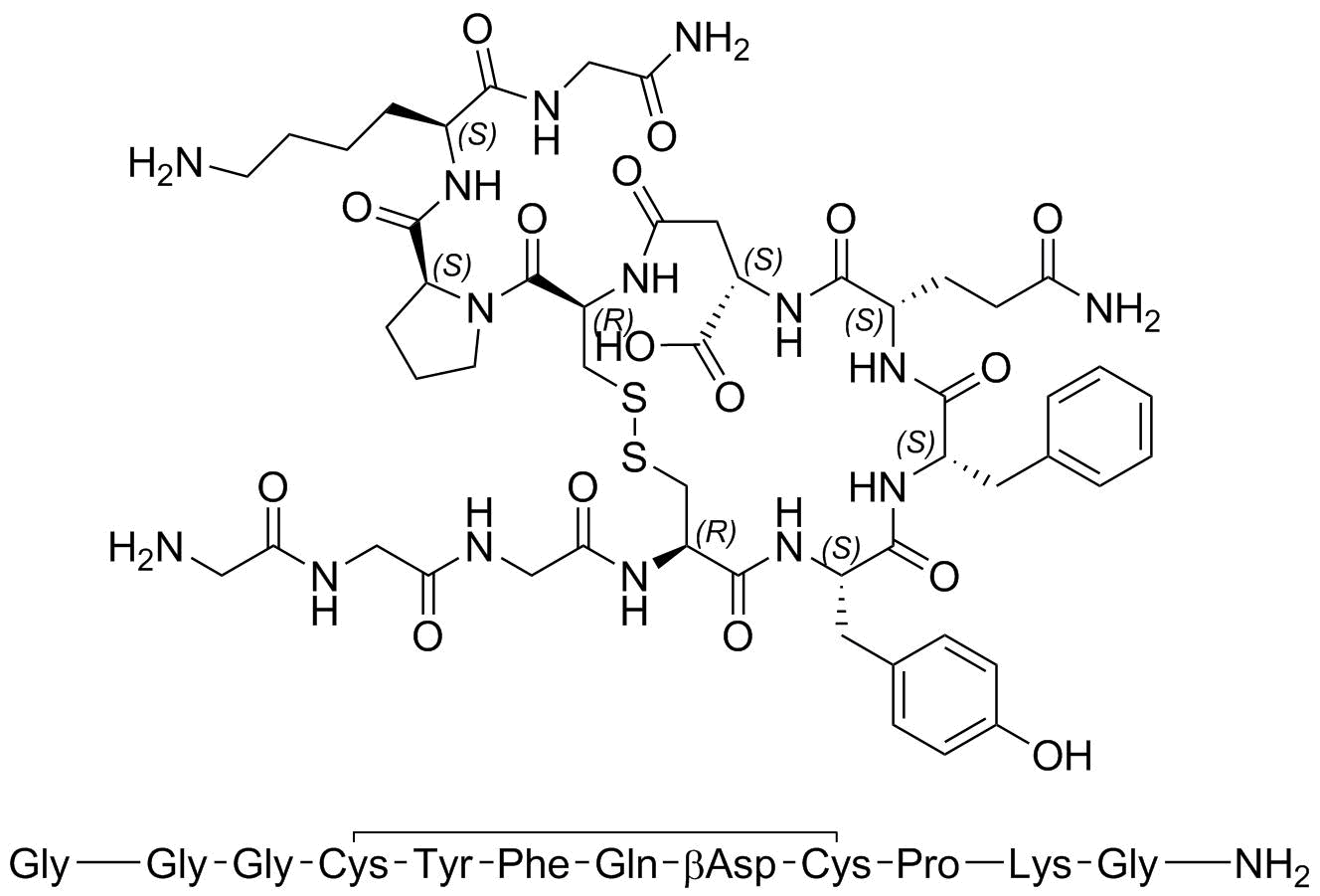 Terlipressin Impurity 41(Beta-Asp8)