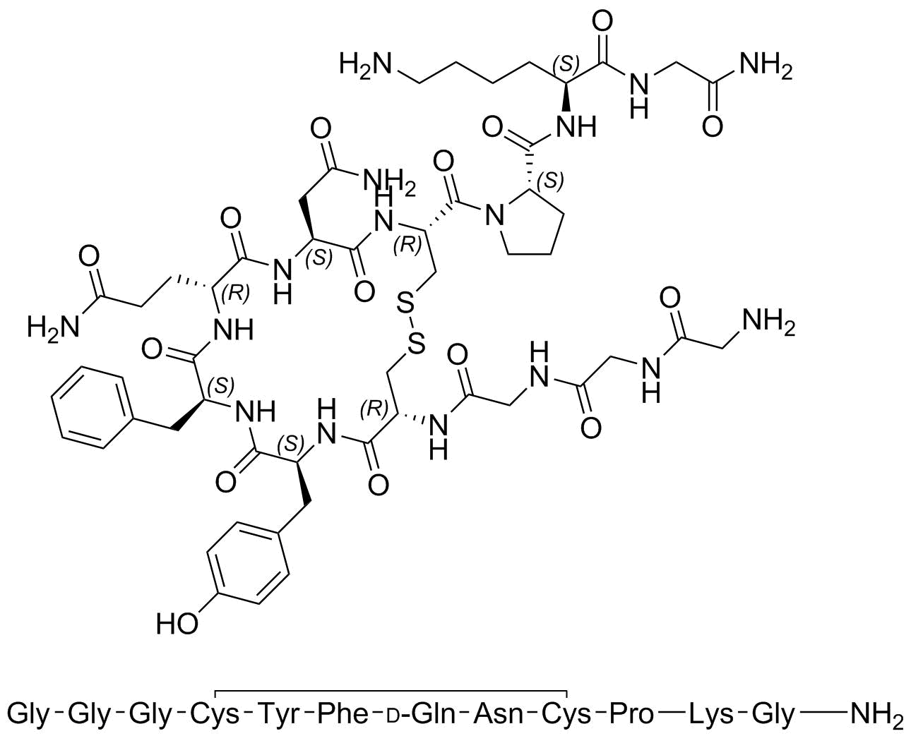 Terlipressin Impurity 39(D-Gln7)