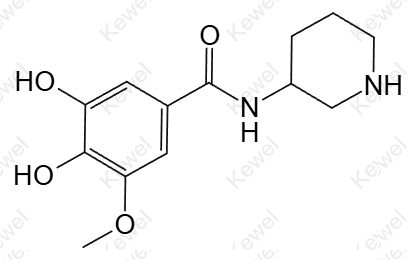 Troxipide Impurity N-(hexahydropyridin-3-yl)-3,4-dihydroxy-5-methoxybenzamide