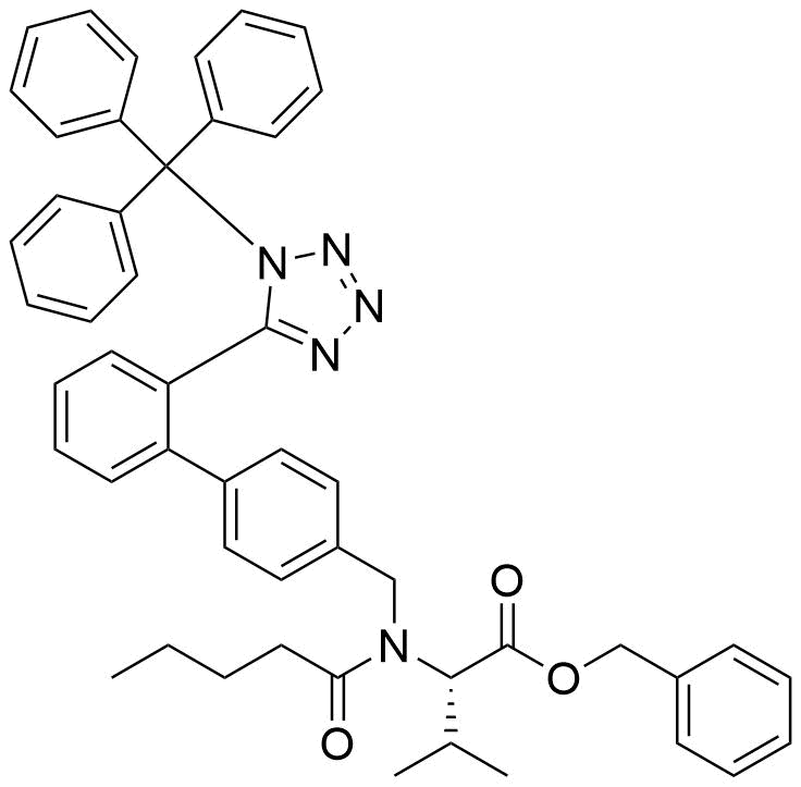 Valsartan Benzyl Ester N1-Trityl Analog