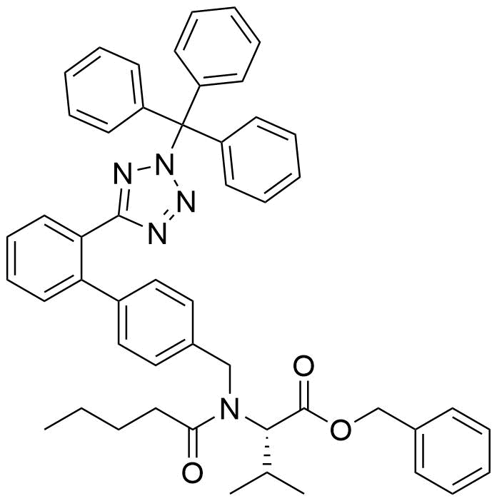 Valsartan Benzyl Ester N2-Trityl Analog