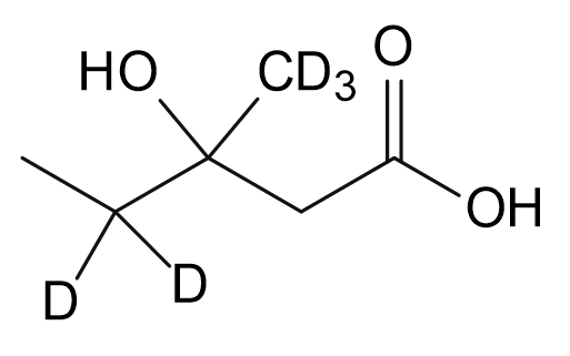 3-Hydroxy-3-methylvaleric Acid-d5