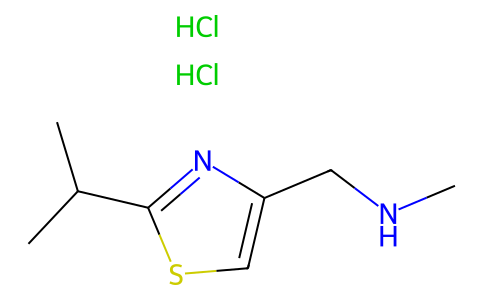 1-(2-Isopropyl-1,3-thiazol-4-yl)-N-methylmethanamine diHCl