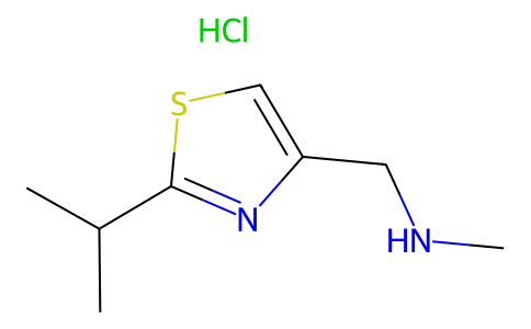 N-methyl-1-(2-propan-2-yl-1,3-thiazol-4-yl)methanamine,hydrochloride